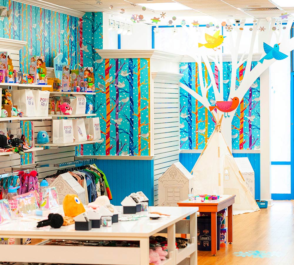 concept and temporary retail